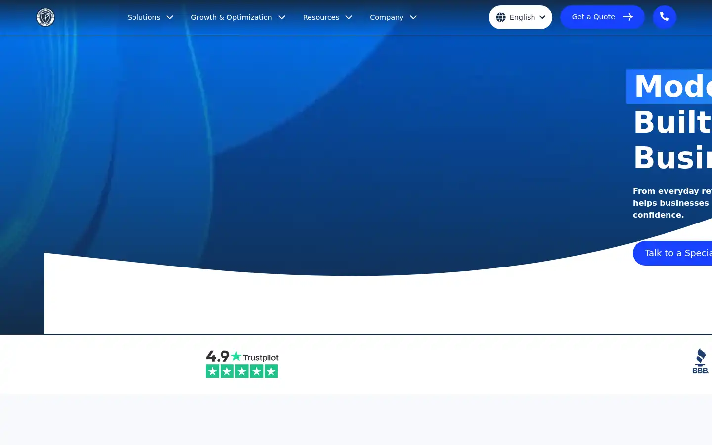 Screenshot of pinpointpayments.com