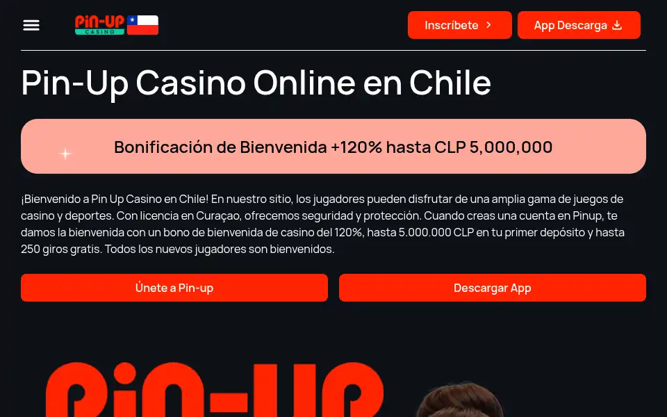 Screenshot of pinupchile.org