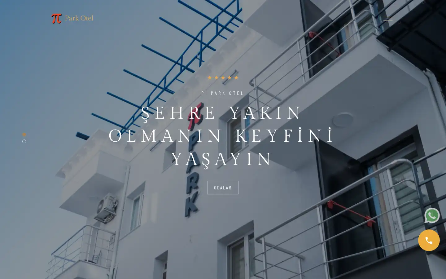 Screenshot of piparkotel.com
