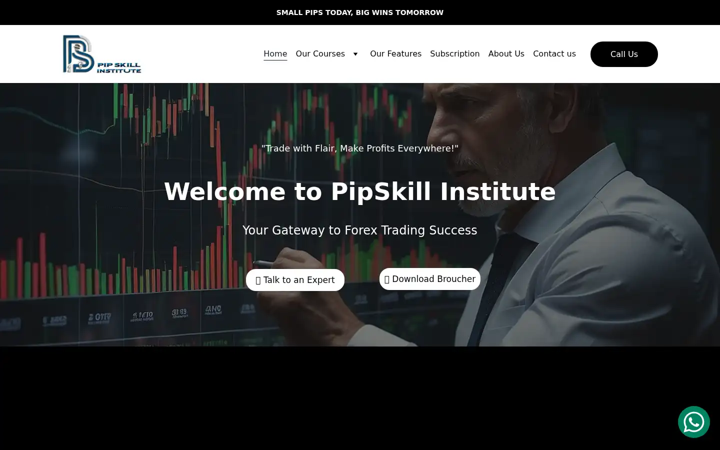 Screenshot of pipskillinstitute.com