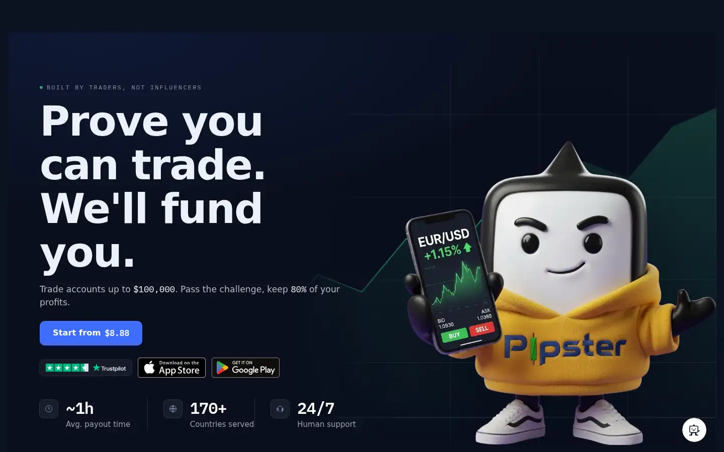 Screenshot of pipster.io