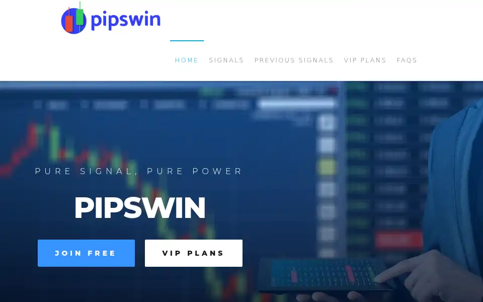 Screenshot of pipswin.com