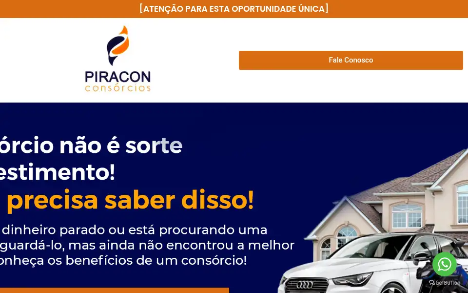 Screenshot of piracon.com.br