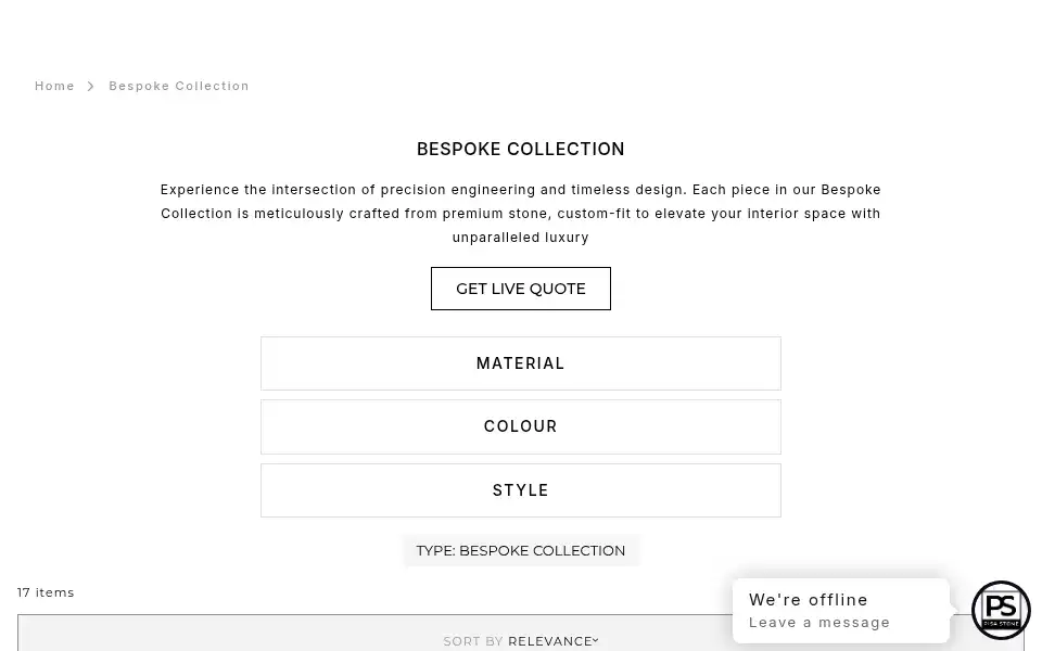 Screenshot of pisastone.co.uk
