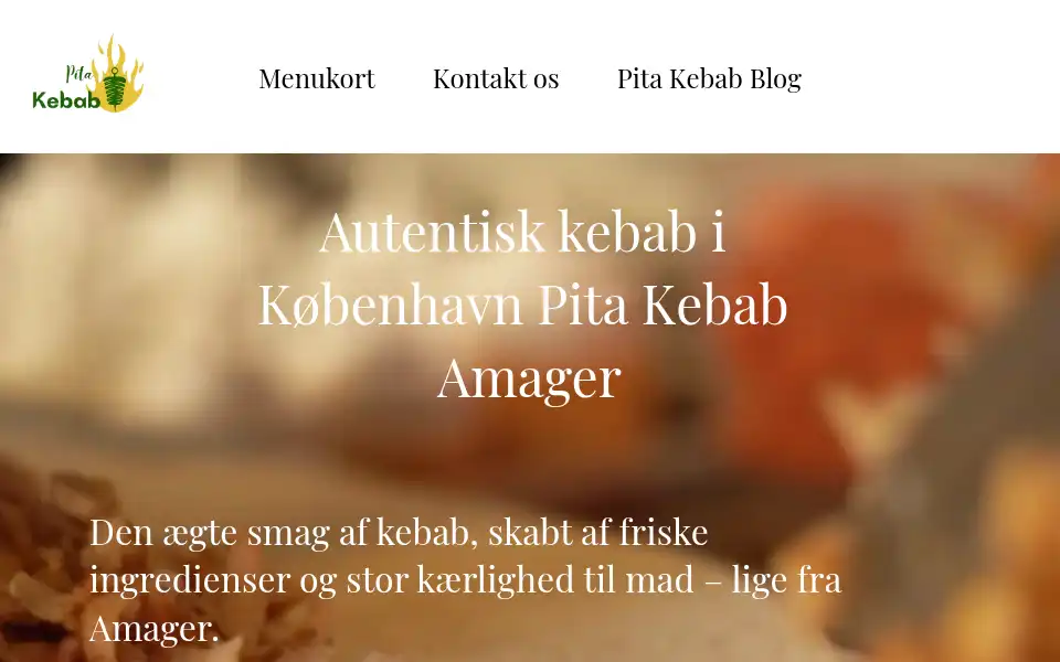 Screenshot of pita-kebab.dk