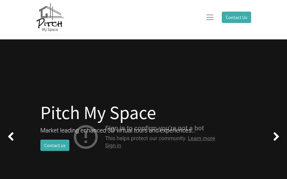 Screenshot of pitchmyspace.com