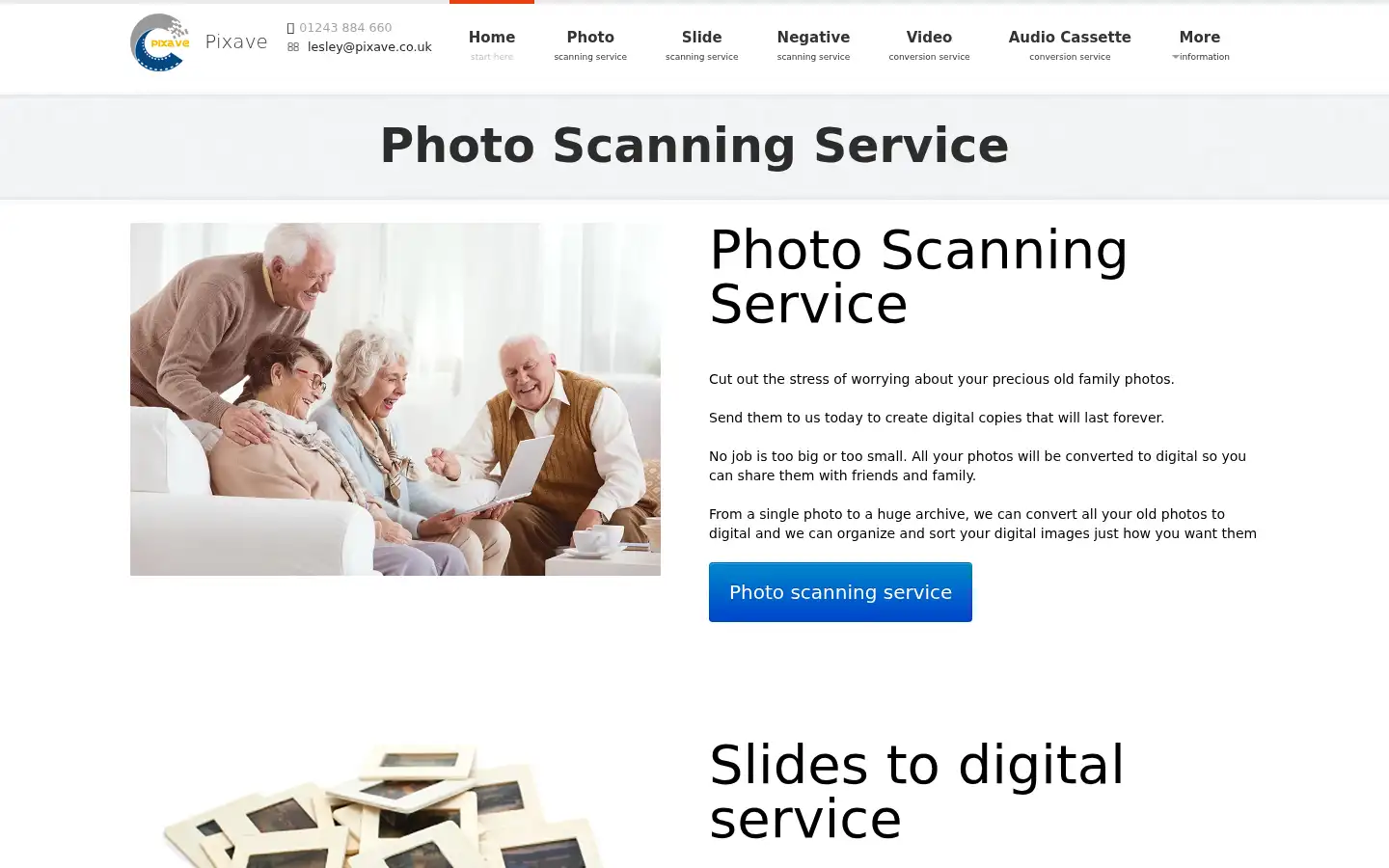 Screenshot of pixave.co.uk
