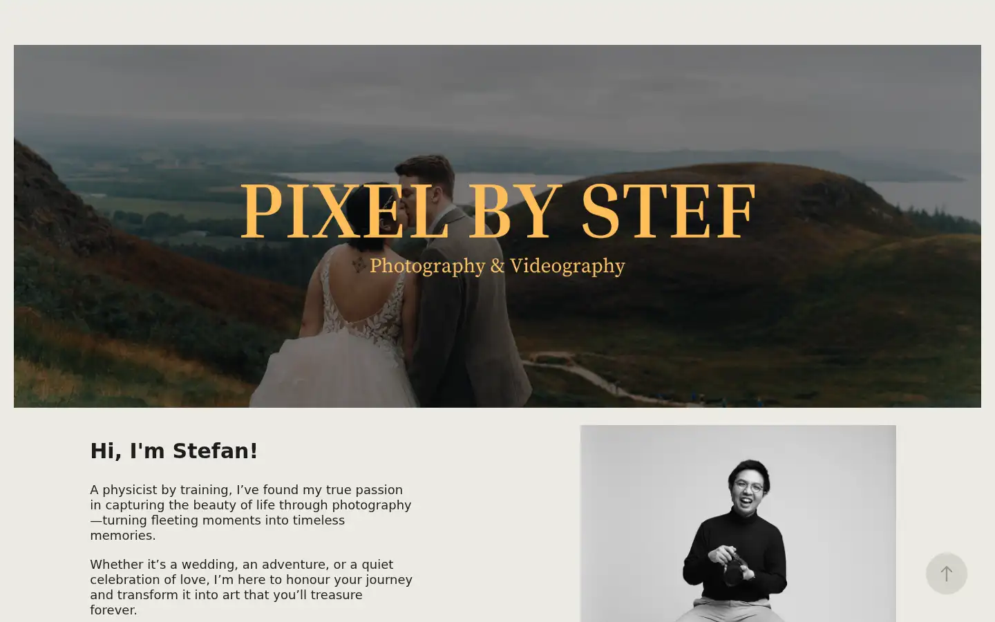 Screenshot of pixelbystef.com