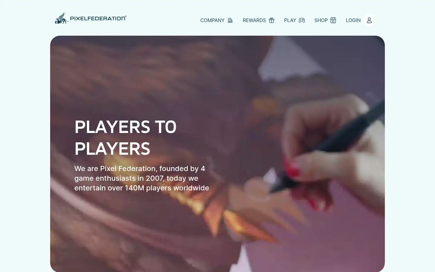 Screenshot of pixelfederation.com