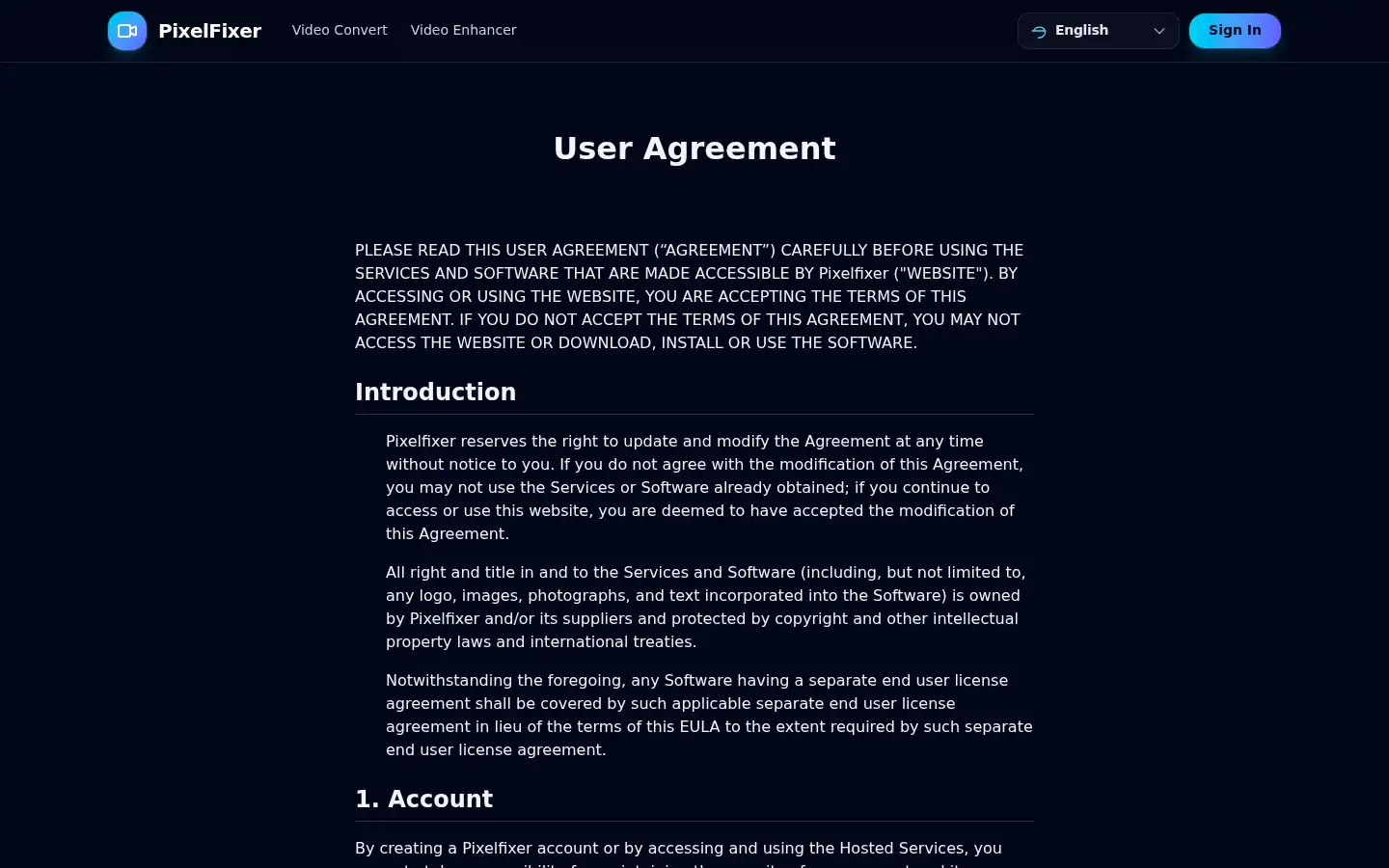 Screenshot of pixelfixer.co