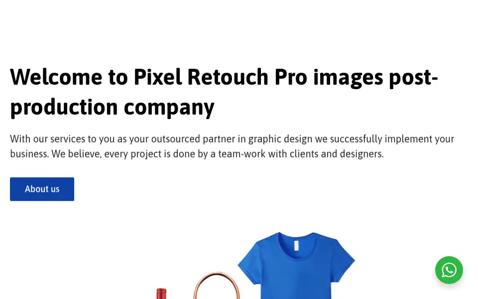 Screenshot of pixelretouchpro.com