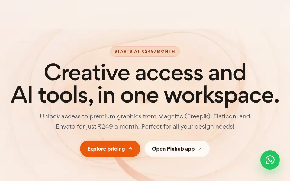 Screenshot of pixhub.in