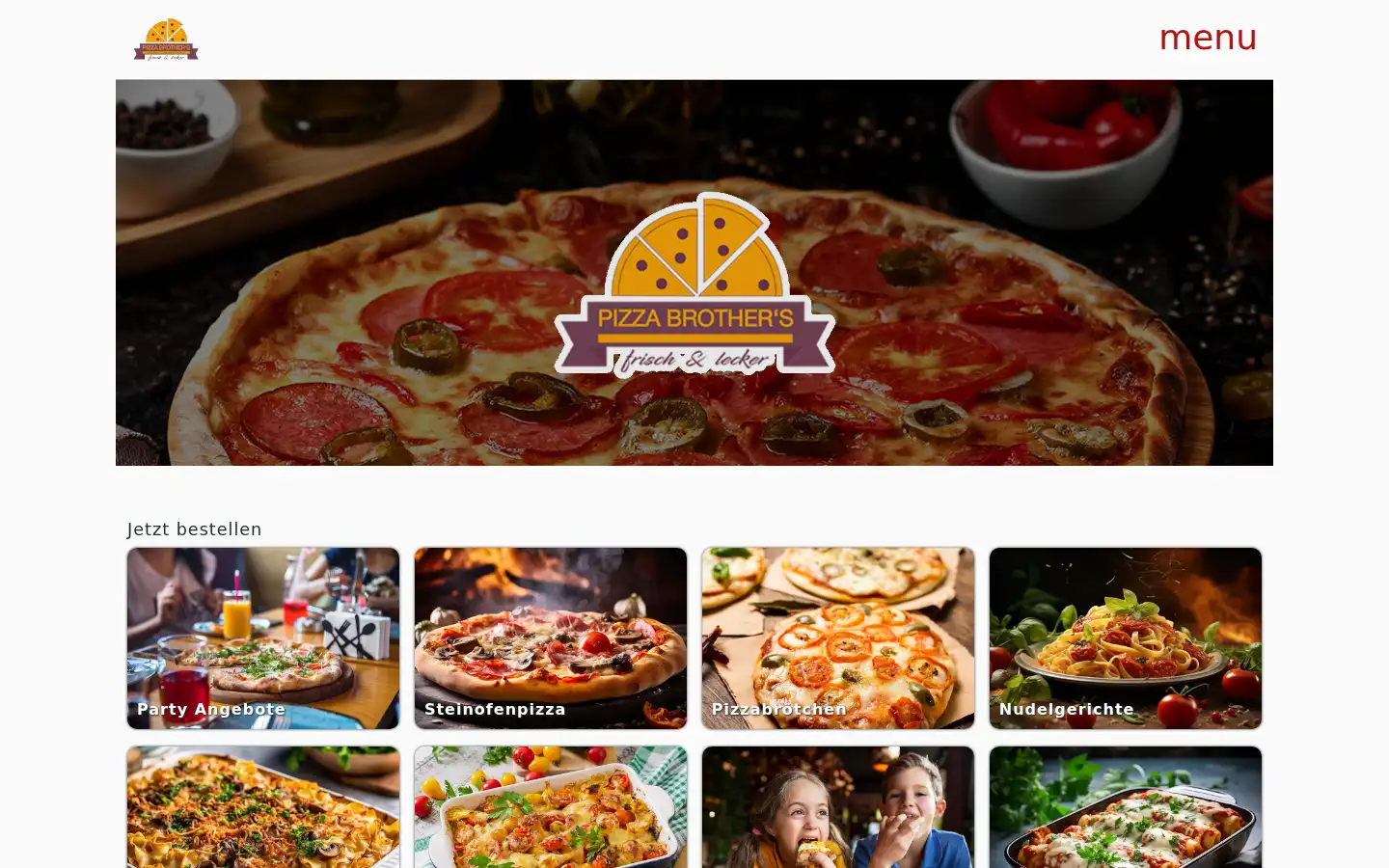 Screenshot of pizzabrothers-nachrodt.de