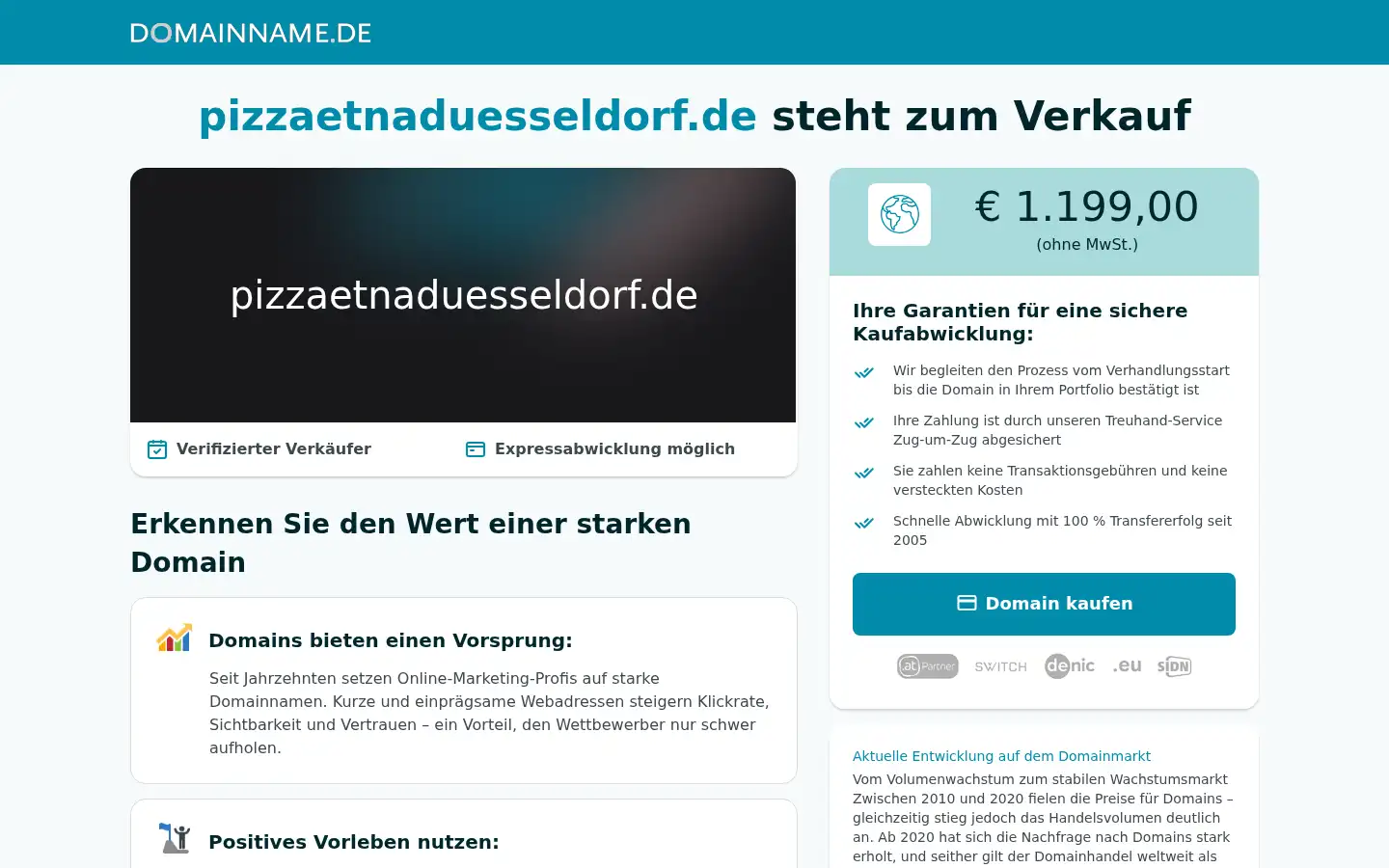 Screenshot of pizzaetnaduesseldorf.de