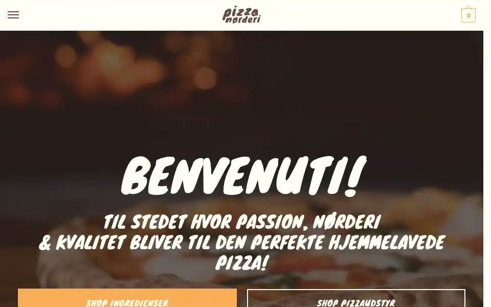 Screenshot of pizzanoerderi.dk