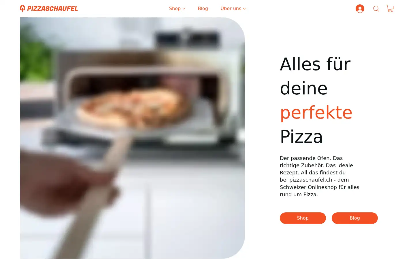 Screenshot of pizzaschaufel.ch