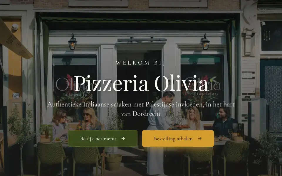 Screenshot of pizzeriaolivia.nl