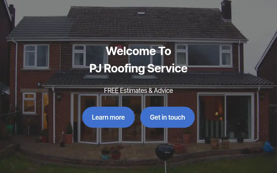 Screenshot of pjroofingservice.co.uk
