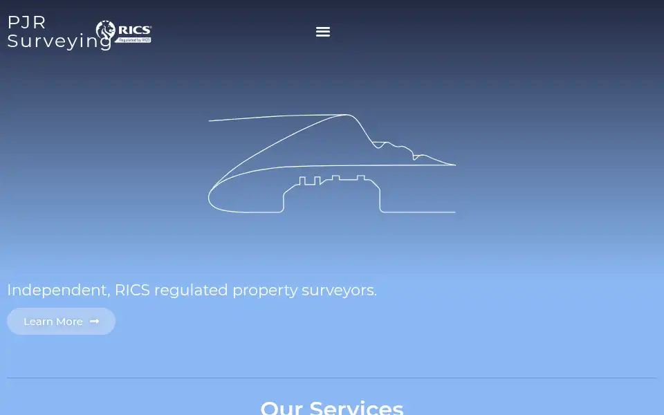Screenshot of pjrsurveying.com