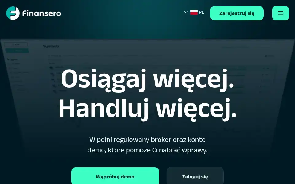 Screenshot of pl.finansero.com