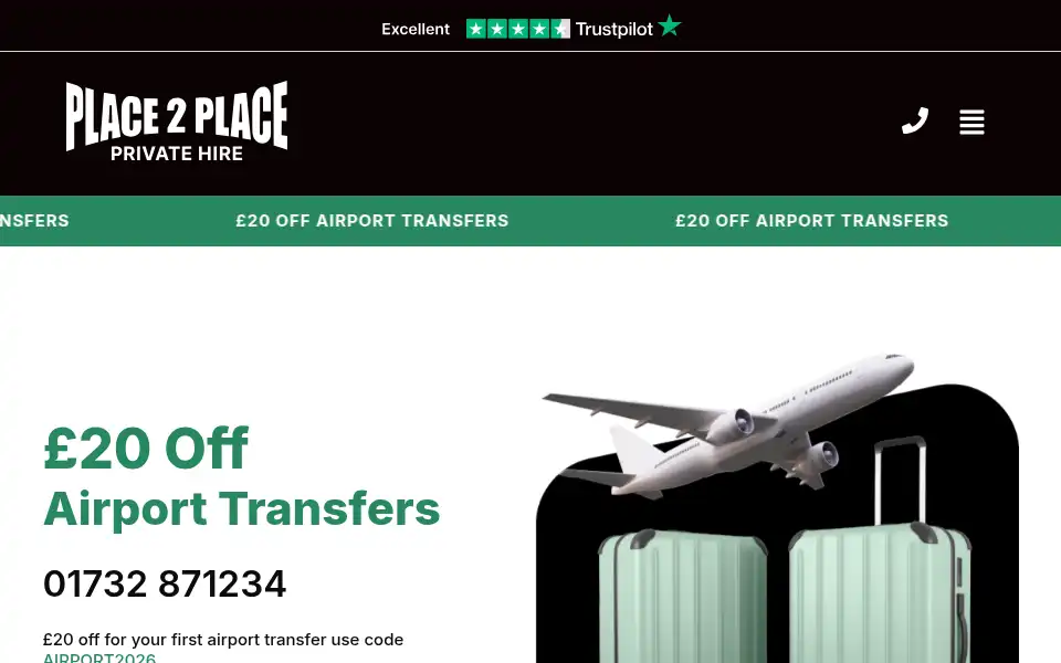 Screenshot of place2place.biz