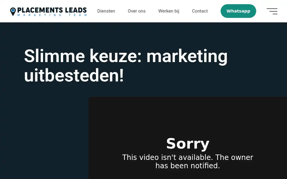 Screenshot of placementsleads.com