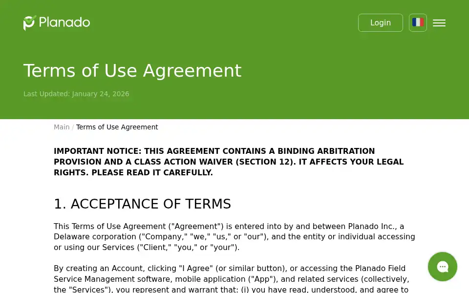 Screenshot of planadoapp.com