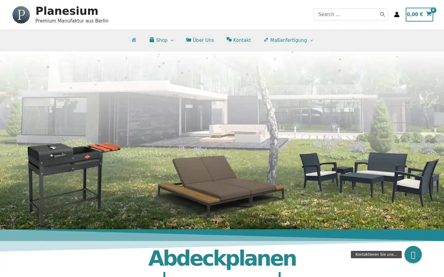 Screenshot of planesium.de