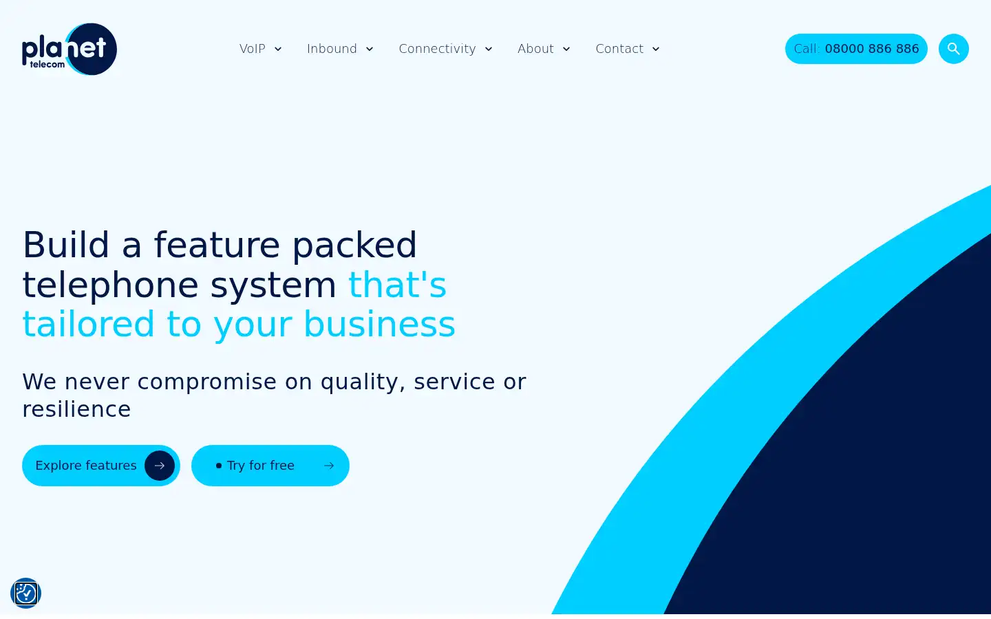 Screenshot of planet.uk