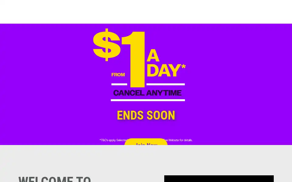 Screenshot of planetfitnessaustralia.com.au