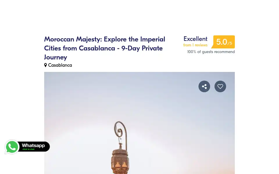 Screenshot of planetofmorocco.com