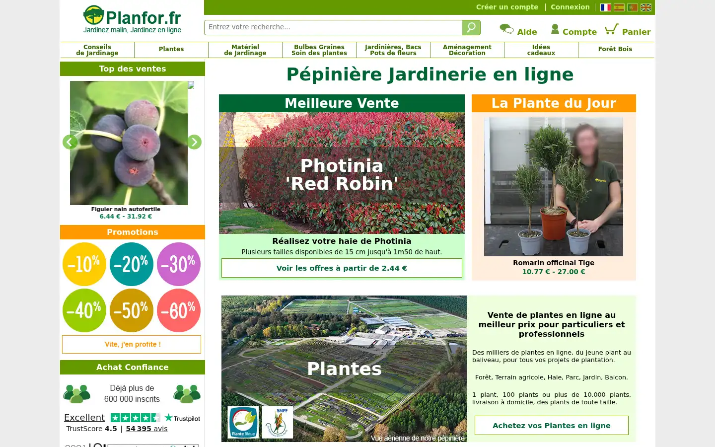 Screenshot of planfor.fr
