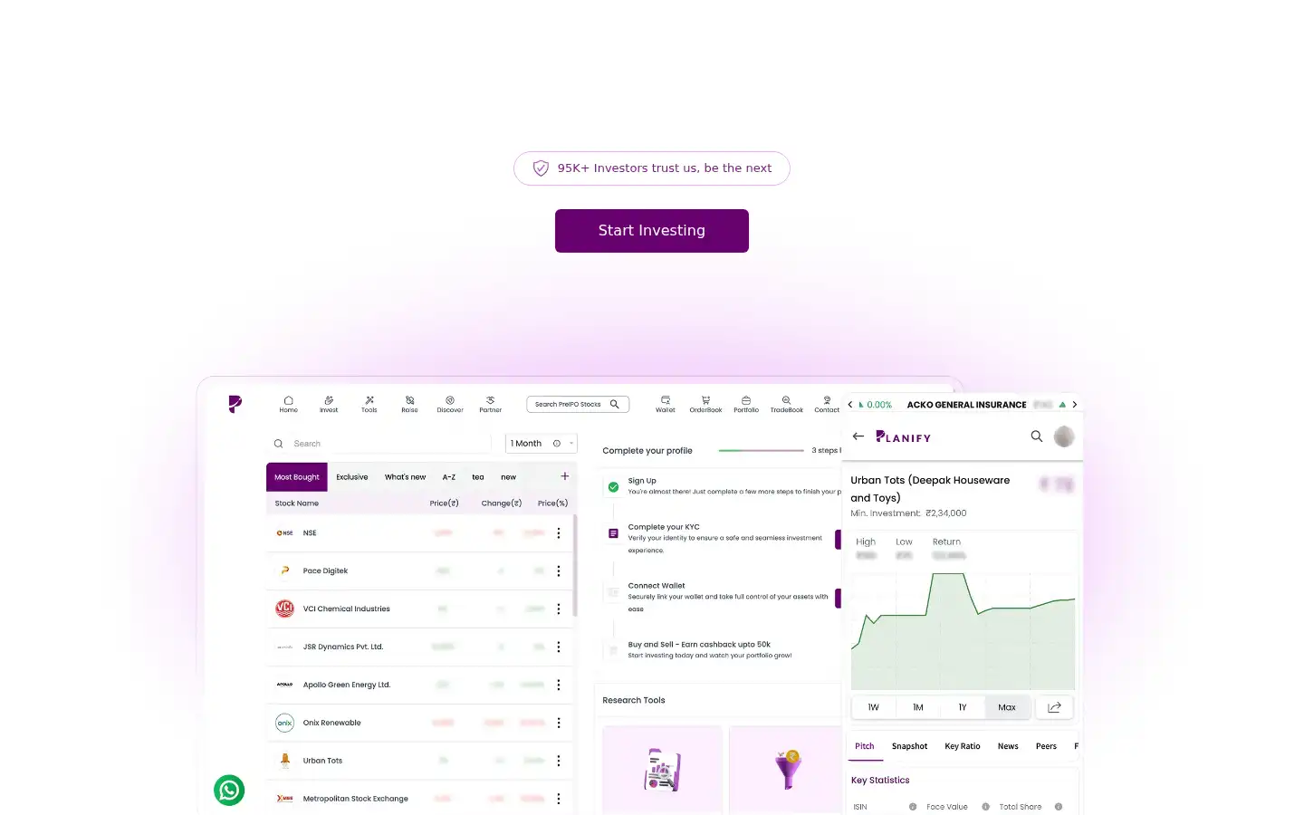 Screenshot of planify.in