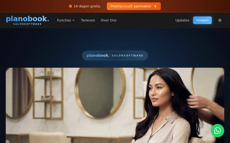 Screenshot of planobook.nl