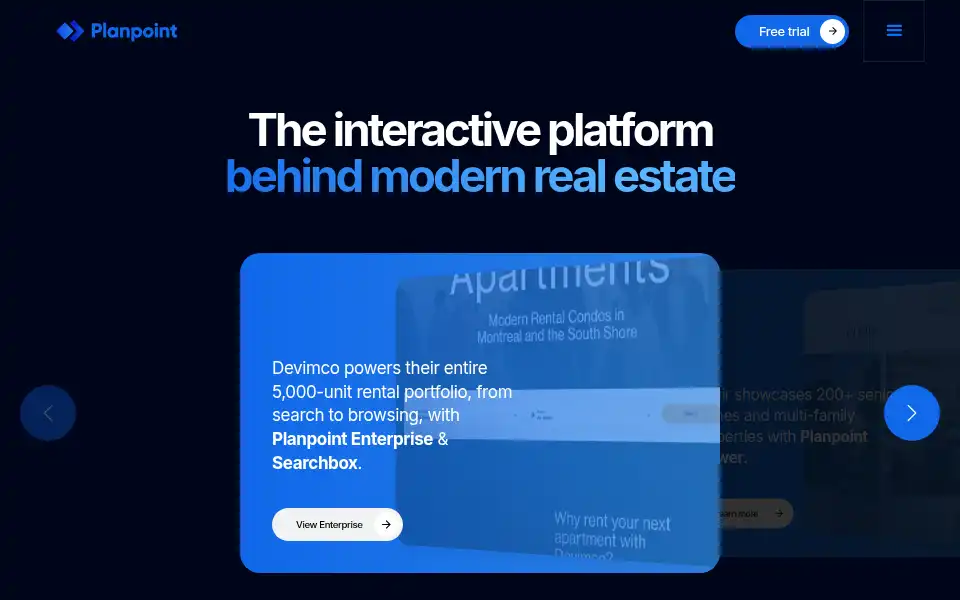 Screenshot of planpoint.io