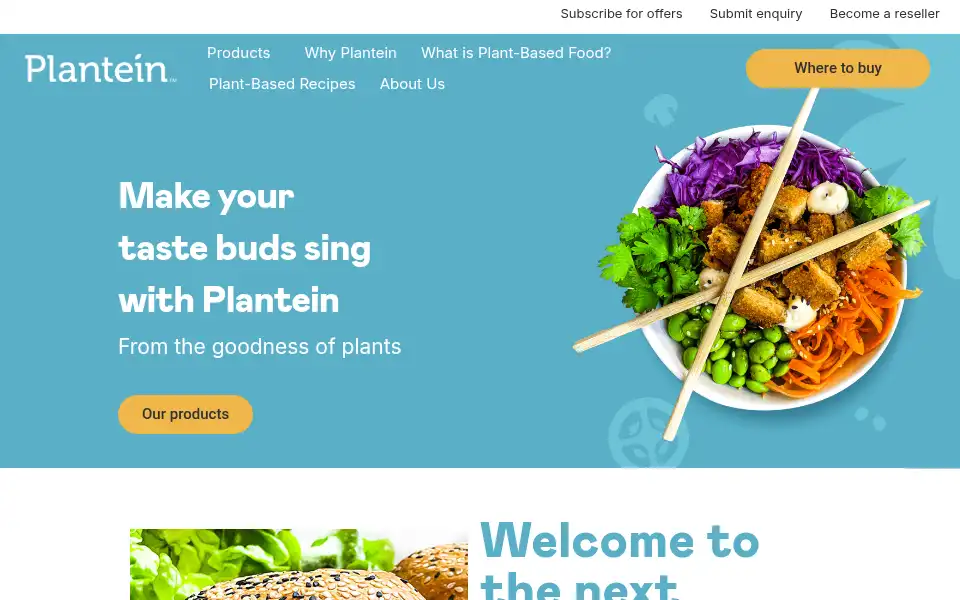 Screenshot of plantein.com.au