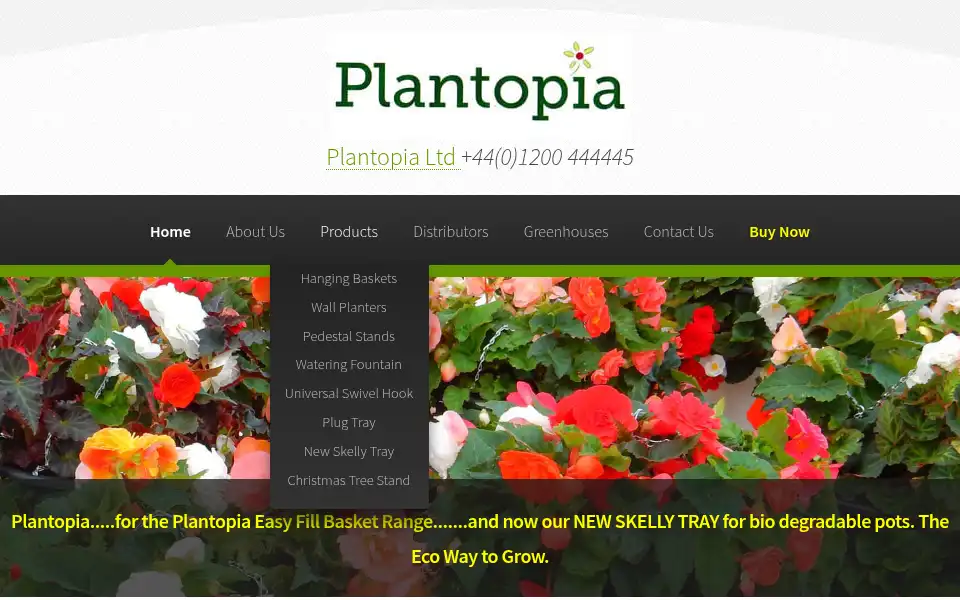 Screenshot of plantopiauk.com