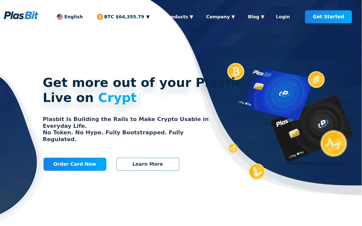 Screenshot of plasbit.com