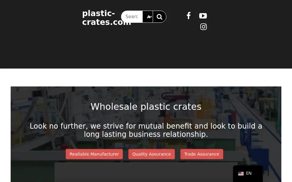 Screenshot of plastic-crates.com