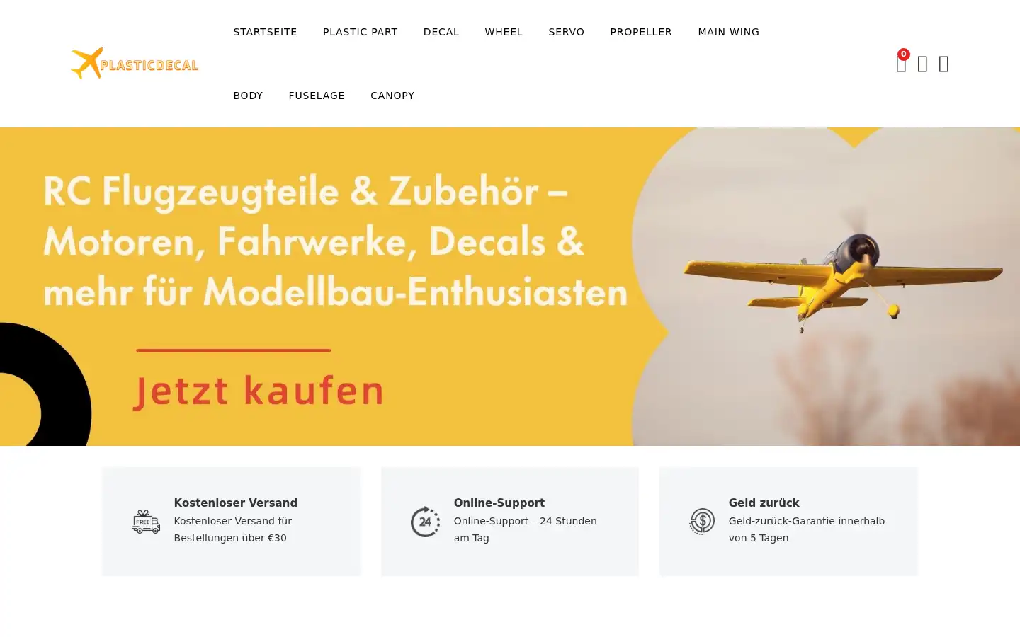 Screenshot of plasticdecal.com
