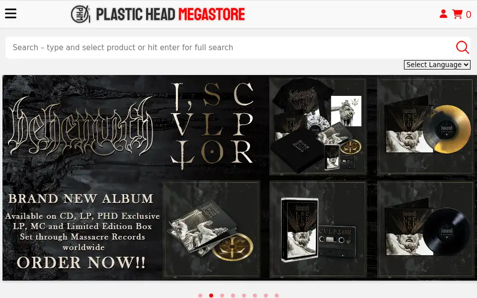 Screenshot of plastichead.com