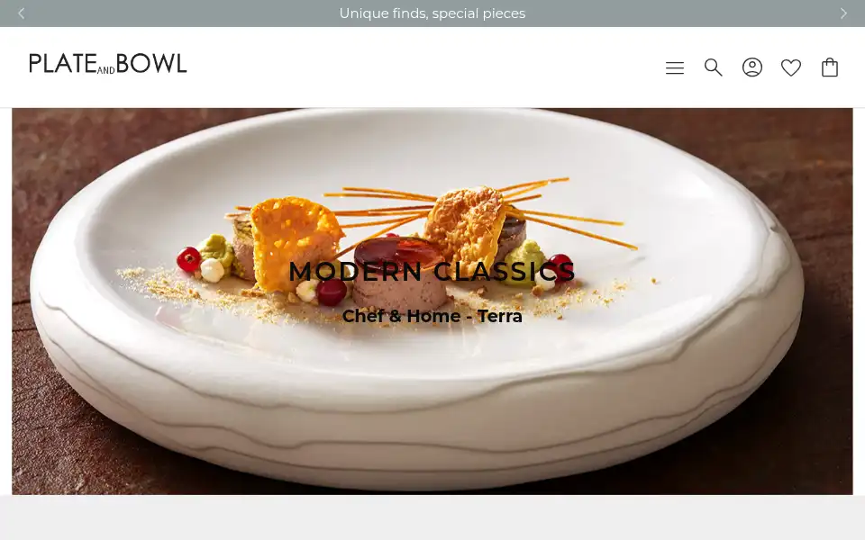 Screenshot of plateandbowl.co.uk