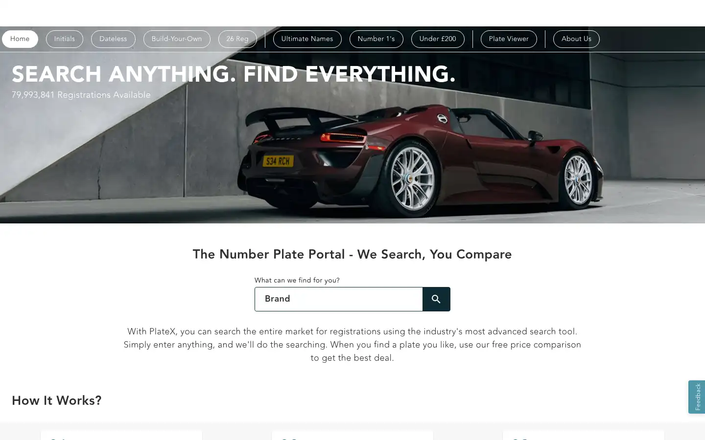 Screenshot of platex.co.uk