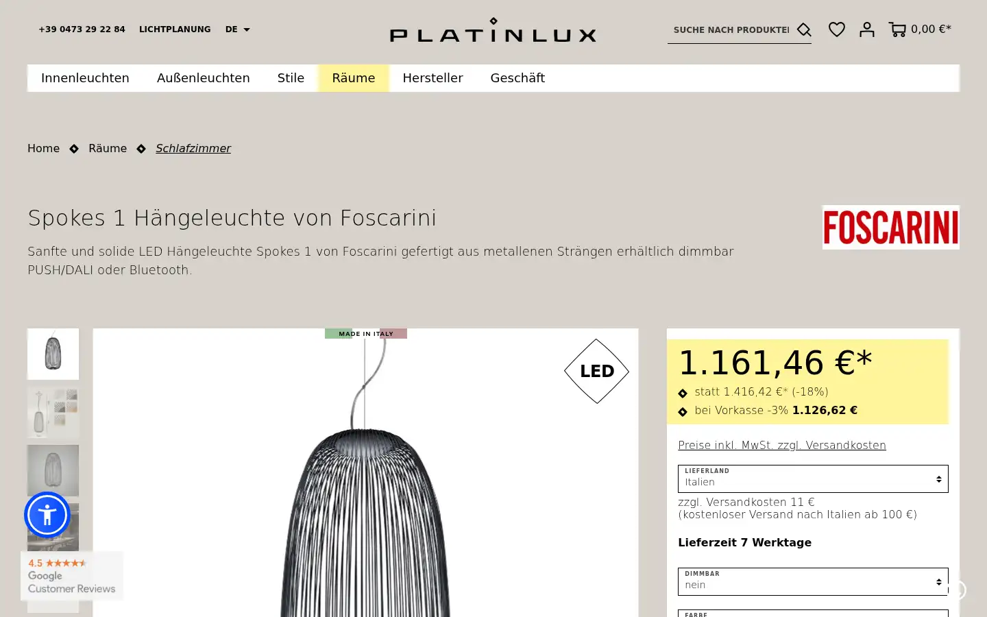 Screenshot of platinlux.com