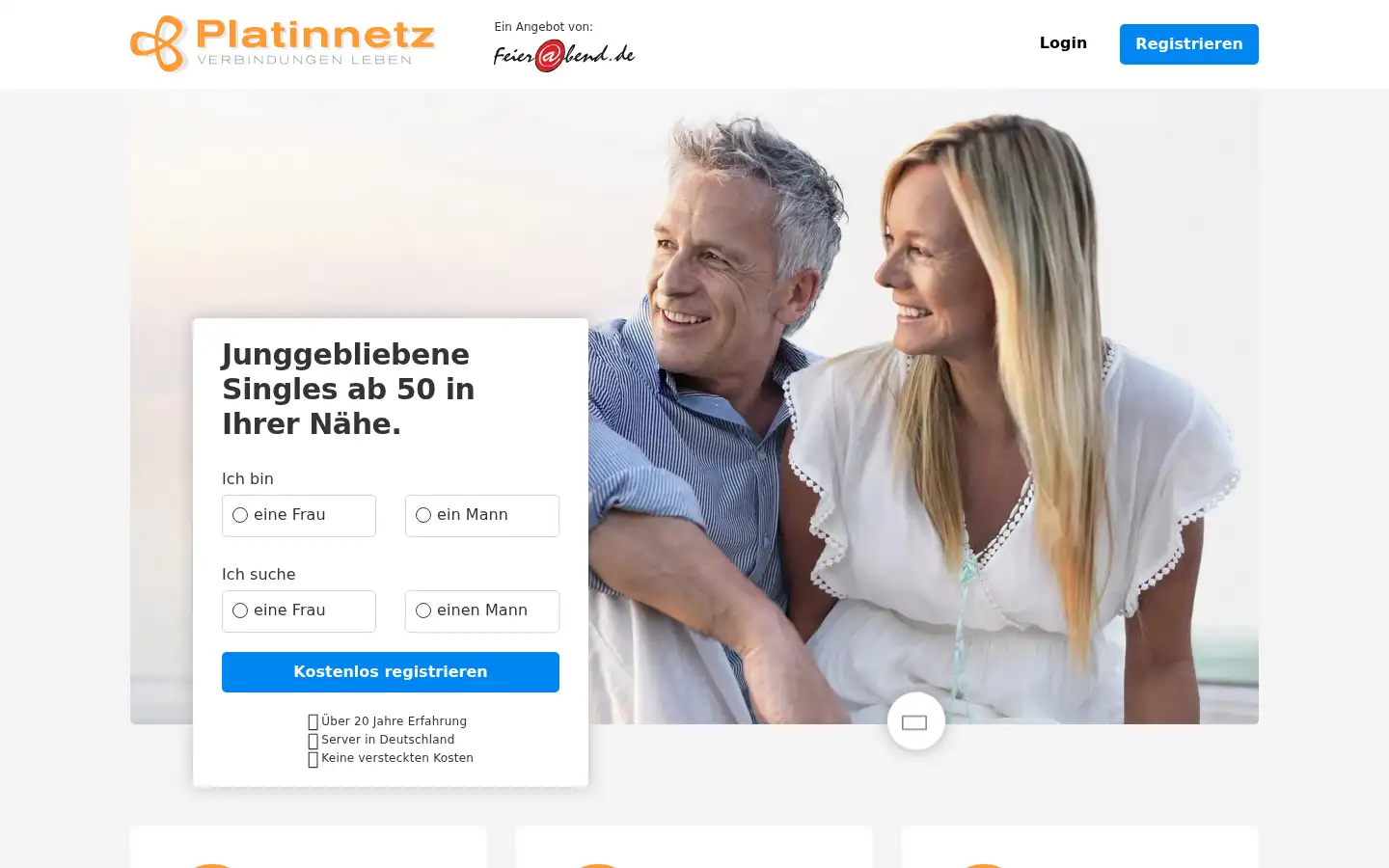 Screenshot of platinnetz.de