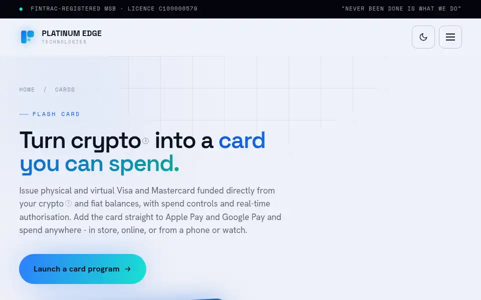 Screenshot of platinum-edge.ca