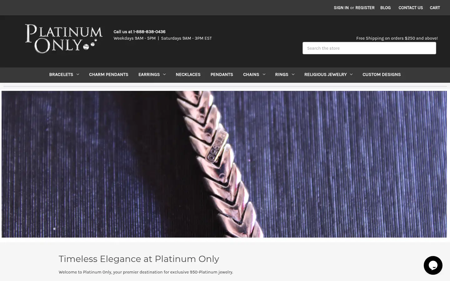 Screenshot of platinumonly.com