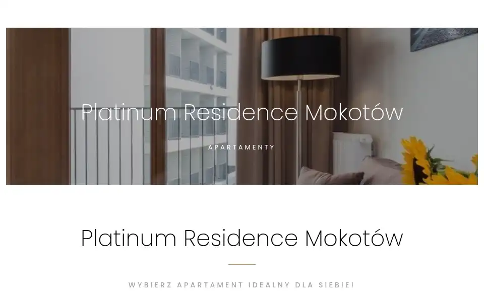 Screenshot of platinumresidence.com
