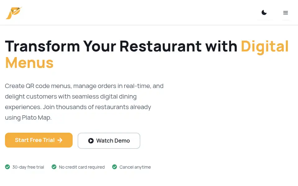 Screenshot of platomap.com