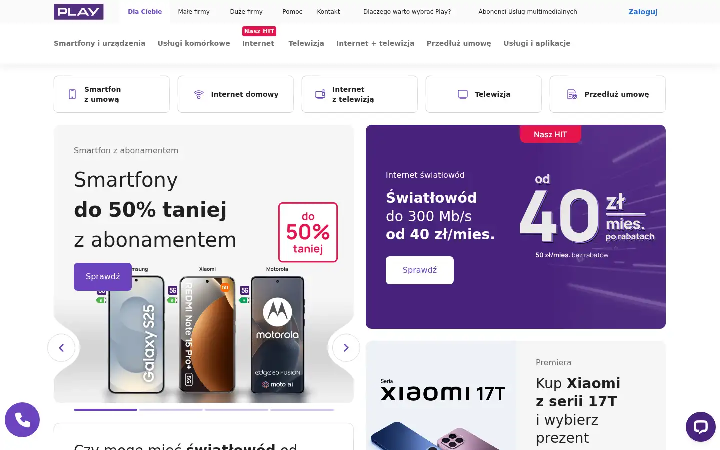 Screenshot of play.pl